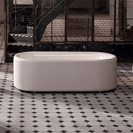 Bette Lux Oval Couture Ванна отдельностоящая  с шумоизоляцией 180x80x45 см, цвет жасминовый 006