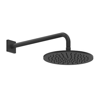Gessi Rilievo Душевая головка шарнирная для настенного крепления на 1/2 250мм, nero XL