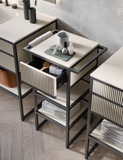 Oasis Academy Комплект Tortora Elegance и чёрный матовый L110 x W53 x H84 cm