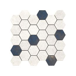 Керамическая плитка Peronda Decor Grunge White Mat Hexa AS 28,3x29,4 купить в Москве: интернет-магазин StudioArdo