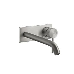 Внешняя часть смесителя для раковины Gessi 316 Flessa  L170-200, шлифованная сталь купить в Москве: интернет-магазин StudioArdo