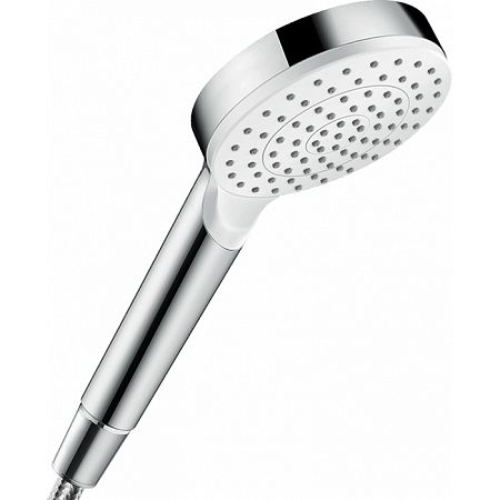 Ручной душ Hansgrohe Crometta 1j EcoSmart, цвет: хром/белый