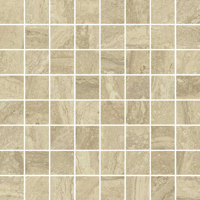 Italon Керамогранитная мозаика Charme Advance Mosaico Travertino 29,2x29,2 Lux