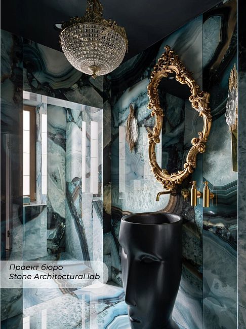 Керамогранит Emil Ceramica Tele di Marmo Precious Agate Azure Full Lappato Rett 120x278x0,65