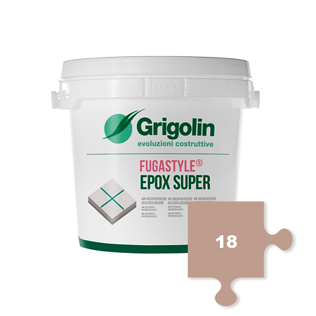 Эпоксидная затирка швов Fugastyle Epox Super 18 MARRONE 2kg