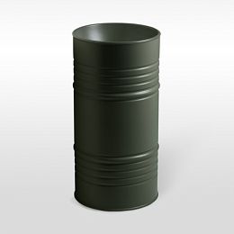 Раковина Kerasan  Artwork Barrel  45х90 см, без отв., напольная, слив в пол, в комплекте сифон, цвет: Verde muschio купить в Москве: интернет-магазин StudioArdo