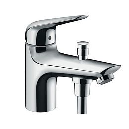 Смеситель для ванны Hansgrohe Novus Однорычажный Monotrou с переключателем, хром купить в Москве: интернет-магазин StudioArdo