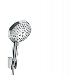 Ручной душ Hansgrohe Raindance Sel.S 120 PowderR.Porter, с держателем для душа, цвет: хром купить в Москве: интернет-магазин StudioArdo