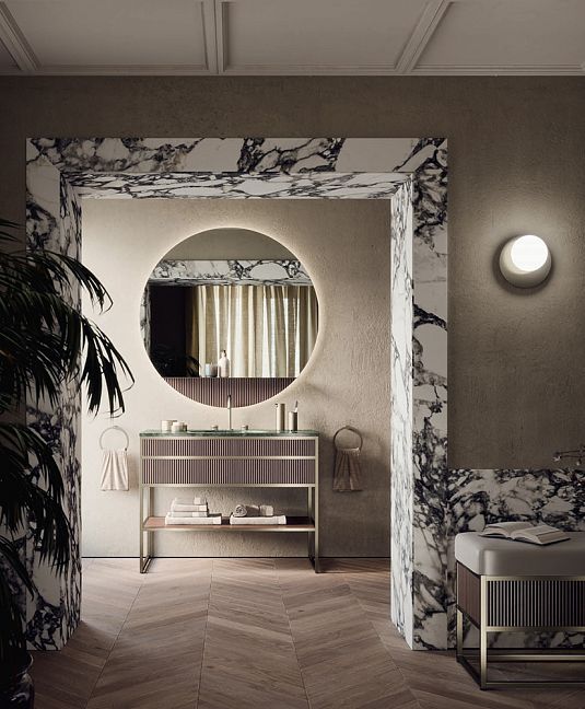 Oasis Academy Комплект Орех и сатиновый никель L110 x W53 x H84 cm