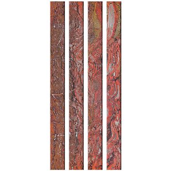 Стеклянный профиль Sicis You Glass Crimson 26,2 x 300 x 6 мм