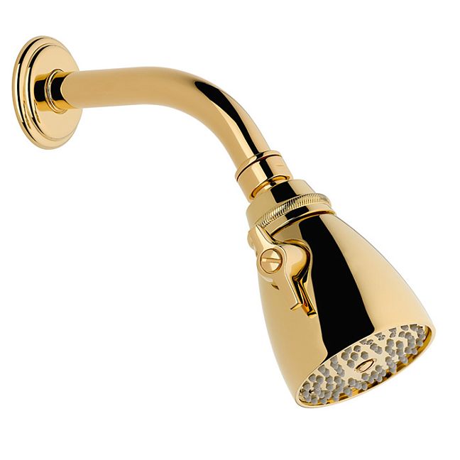 THG Panthere Cristal clair Верхний душ &Oslash;70 мм., с регулировкой напора, цвет: полированное золото