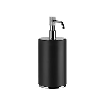 Gessi Venti20 Дозатор для жидкого мыла настольный, черный, фурнитура хром