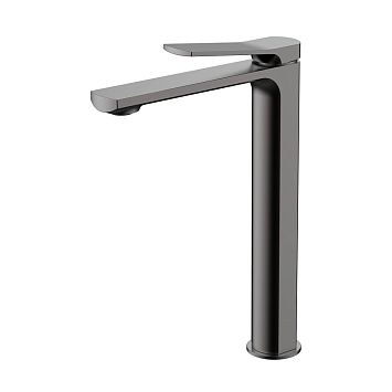 Nemo NM-1312-BGM Смеситель для раковины с донным клапаном BRUSH GUN METAL (БРАШИРОВАННЫЙ АНТРАЦИТ)
