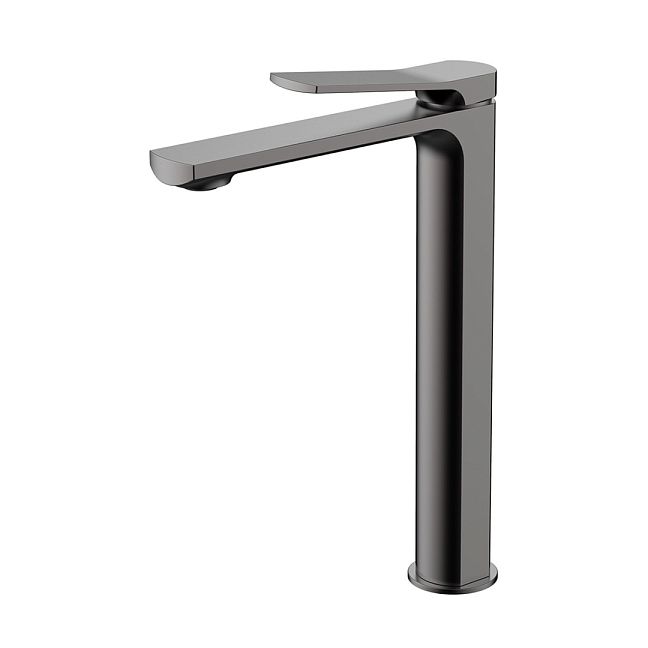 Nemo NM-1312-BGM Смеситель для раковины с донным клапаном BRUSH GUN METAL (БРАШИРОВАННЫЙ АНТРАЦИТ)