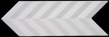 Harmony Керамическая плитка Fold White 15x38x1,27 Матовый