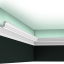 Профиль освещения верхний Orac Décor C323 пуротач 200,0 x 4,2 x 5,5