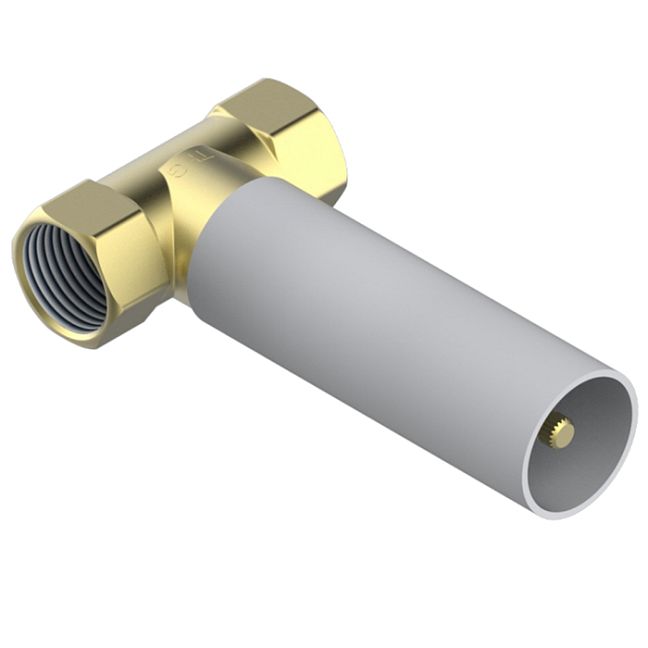 THG Корпус вентиля 3/4&amp;quot;, встраиваемый в стену, для холодной воды, правый, цвет: золото