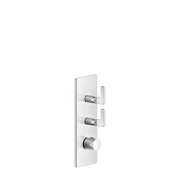 Gessi Inciso Встраиваемый термостатический смеситель на 2 источника, резьба 3/4 (внешние части), хром
