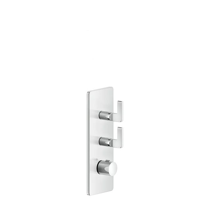 Gessi Inciso Встраиваемый термостатический смеситель на 2 источника, резьба 3/4 (внешние части), хром
