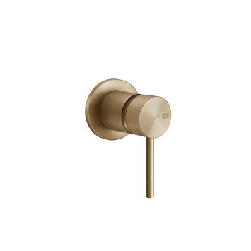 Gessi 316 Встраиваемый смеситель, на 1/2, 1 источник (внешние части), warm bronze brushed pvd