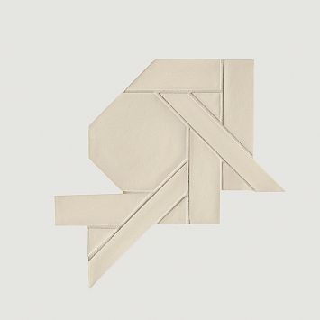 Mutina Керамогранит Weaving Ba Leng White 34,3x34,3 Matt