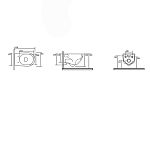 Унитаз подвесной KERASAN AQUATECH, Безободковый,550х365 мм, цвет белый купить в Москве: интернет-магазин StudioArdo