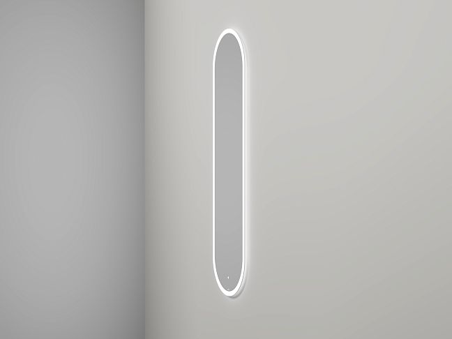 Зеркало для ванной Armonia овальное двойной LED подсветкой 450*1785*25 mm