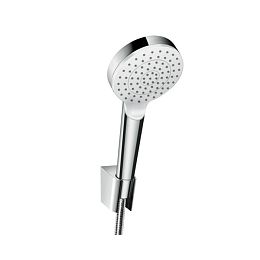 Ручной душ Hansgrohe Crometta 1jet Porter 10см., с держателем, цвет: белый/хром купить в Москве: интернет-магазин StudioArdo