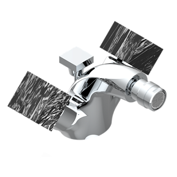 Смеситель для биде THG Montaigne marbre Grand Antique на одно отверстие с поворотным аэратором и донным клапаном