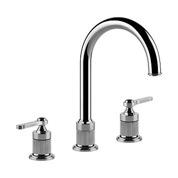 Gessi Venti20 Смеситель для раковины на 3 отверстия, излив 172 мм., , хром