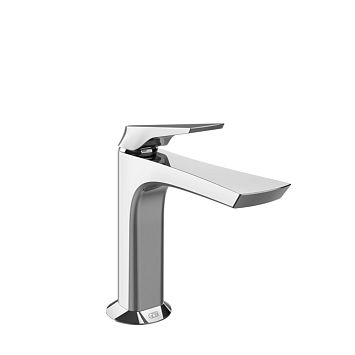 Gessi Ventaglio Смеситель для раковины с донным клапаном Stop Go и соединительными шлангами, хром