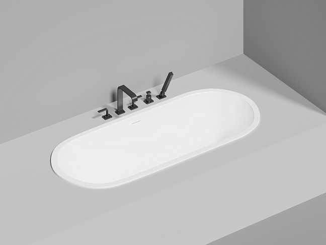 Ванна встраиваемая Ornella AXIS Kit 170x75 
покраска по RAL полностью
