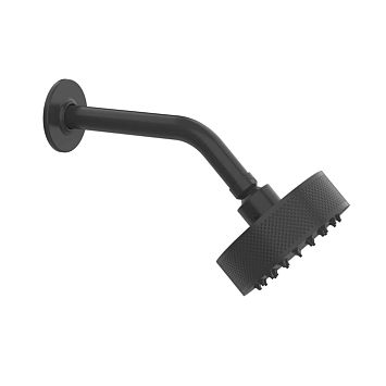 Gessi Inciso Душевая головка настенная, шарнирная на 1/2, 200мм, nero XL