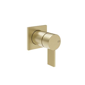 Gessi Inverso Rigato Внешняя часть настенного смесителя для душа, Brass Brushed PVD