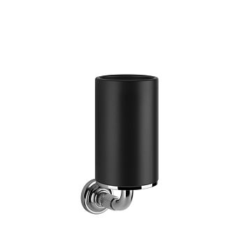 Gessi Venti20 Стакан подвесной, черный, фурнитура хром