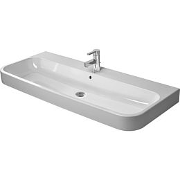 Duravit Happy D.2 Раковина  для мебели с перел., с 1 отв. под смес., вкл. заглушку для перелива, хром, 1200x505мм, цвет: Белый купить в Москве: интернет-магазин StudioArdo