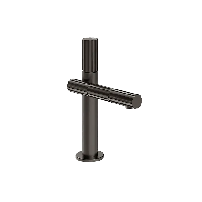 Gessi Incastri Смеситель для раковины, без донного клапан, цвет 707 Black Metal Brushed PVD