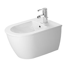 Duravit Darling New Биде подвесное, с 1 отв. под смес. включая крепление, 370x540мм, цвет: Белый купить в Москве: интернет-магазин StudioArdo