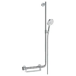 Душевой гарнитур Hansgrohe Raindance Select S 120 EcoSm/U'Comf, настенный, с ручным душем, цвет: хром купить в Москве: интернет-магазин StudioArdo