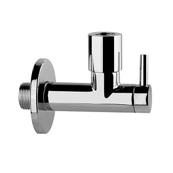Gessi Запорный кран-фильтр для подвода воды к смесителю, круглый, хром