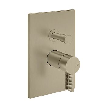 Gessi Inverso Diamantato Внешняя часть настенного смесителя на 2 выхода с перекл ванна/душ, Warm Bronze Br PVD