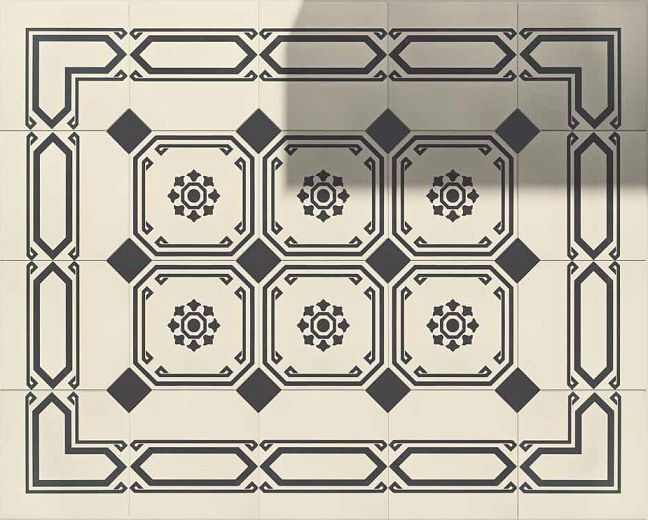 Керамогранит Etruria Vintage Gatsby Край 20x20см