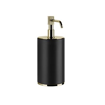 Gessi Venti20 Дозатор для жидкого мыла настольный, черный, фурнитура Brass PVD