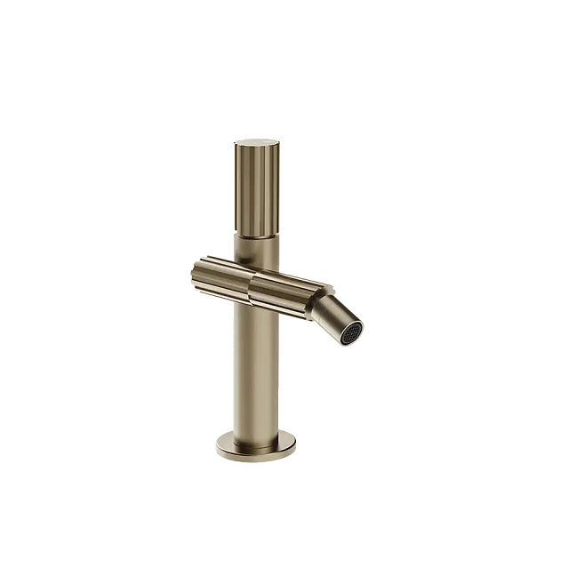 Gessi Incastri Смеситель для биде, с донным клапаном, цвет 149 Finox Brushed Nickel