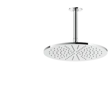Gessi Inciso Потолочная душевая головка шарнирная на 1/2, 300мм, длина изготавливается под заказ (от 105 до 1855 мм), хром