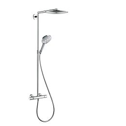 Душевая система Hansgrohe Raindance S Showerpipe 300мм 1jet, верхний душ 30см., с термостатическим смесителем и ручным душем, цвет: хром купить в Москве: интернет-магазин StudioArdo