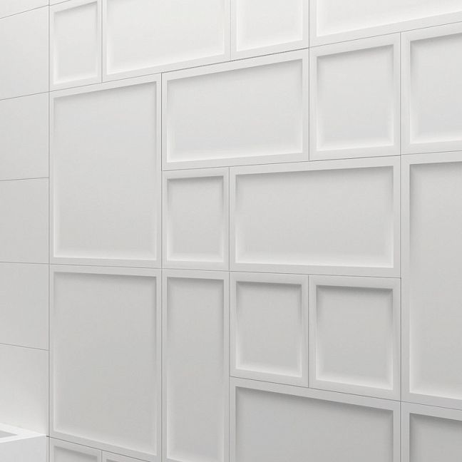 Керамическая плитка WOW Essential Inset M White Matt 12,5x25