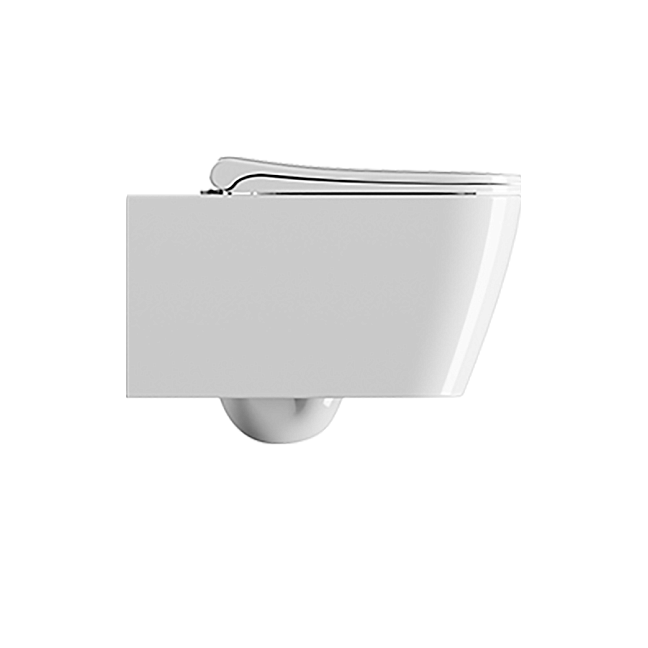 Унитаз Nubes безободковый с водоворотной системой смыва Swirlflush фаянсовый белый (961511)