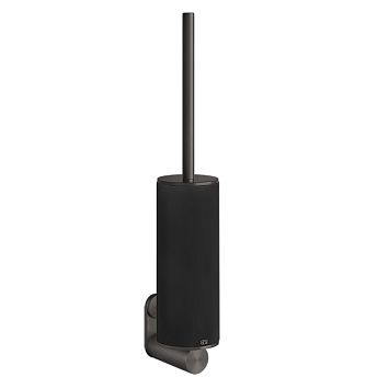 Gessi 316 Ершик настенный, черная колба/brushed black metal pvd