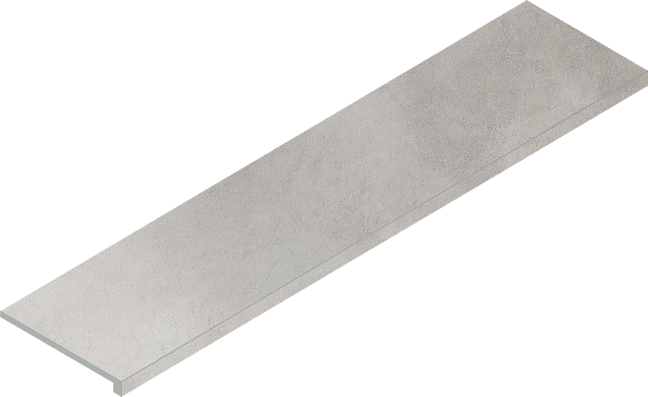 Italon Керамогранитная ступень Millennium Scal. Front Silver 33x120 Nat